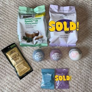 Bath Salt, Bombs, and Shower Fizz Bundle